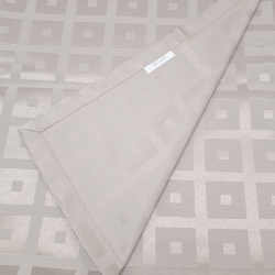 Tablecloth MAINS, rectangular, grey-beige