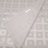 Tablecloth MAINS, square, grey-beige