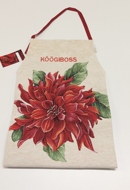 Apron LILL, embroidered KITCHEN BOSS