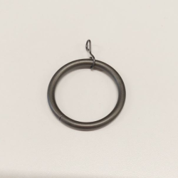 Curtain ring, graphite gray, 28mm