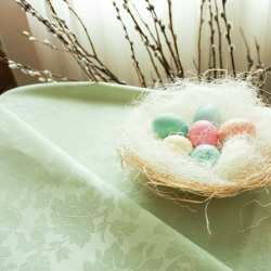 Tablecloth DORA , round, with Teflon treatment, various colours