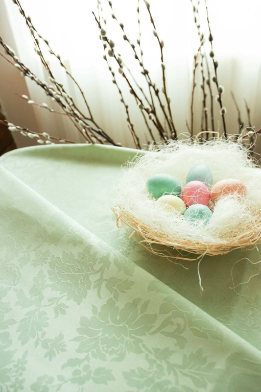 Tablecloth DORA , round, with Teflon treatment, various colours
