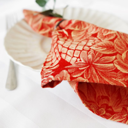 Napkin CARIBE, red