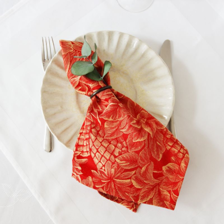 Napkin CARIBE, red