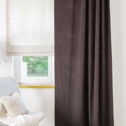 Blackout curtain SENSATION v.497, graphite gray