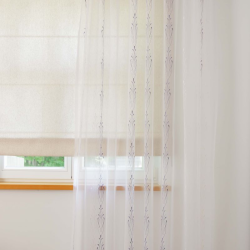 Tulle curtain HELGA v.40, blue