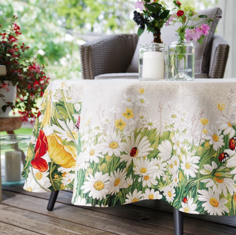 Tablecloth DAISIES 138cm