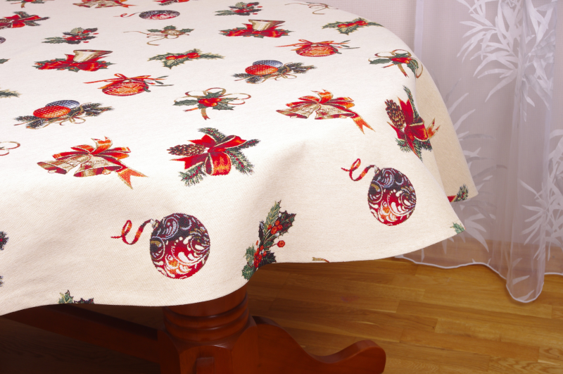 Tablecloth HOLLY, allover, round