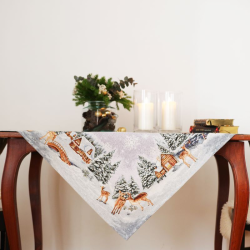 Christmas tablecloth WINTER 100x100cm