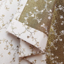 Curtain BLESS v.41, gold, ready-made curtain, special price