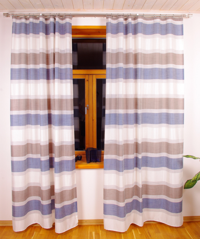 Curtain KALLE v.40, blue