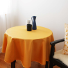 Tablecloth DANUBIO, round, yellow