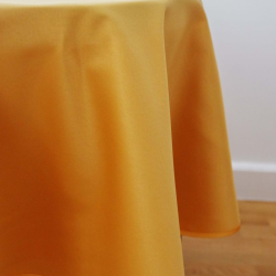 Tablecloth DANUBIO, round, yellow