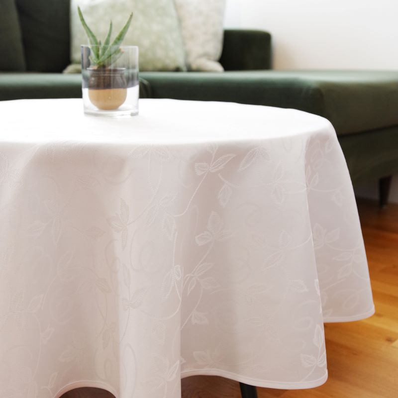 Tablecloth LOIRA, round, various colours