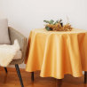Tablecloth ARMAN, v.302, round, mustard yellow