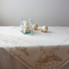 Table cloth CHALET Lurex, golden