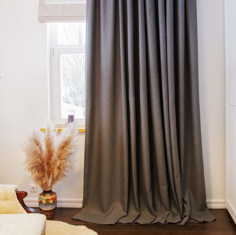 Dimout curtain TWILIGHT v.11, dark grey
