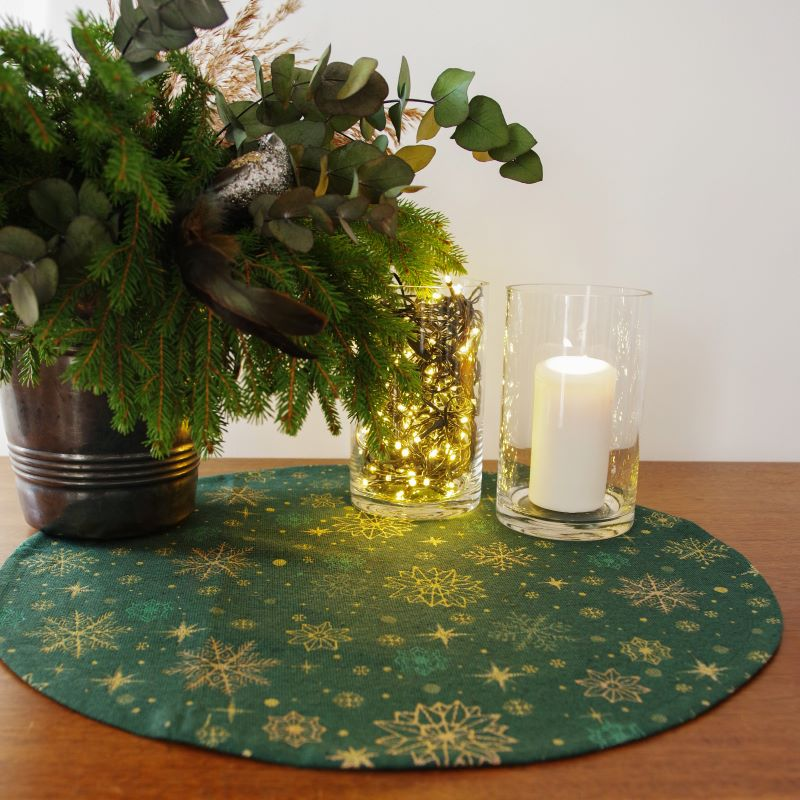 Christmas table runner ADHARA, round