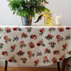 Tablecloth CAMPBELL, round