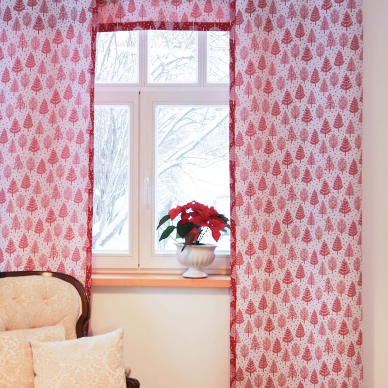 Curtain panel LITTEN, reversible