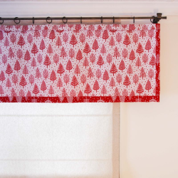 Curtain valance LITTEN, reversible