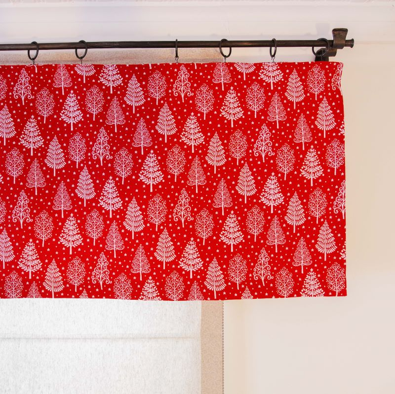 Curtain valance LITTEN, reversible