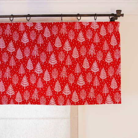 Curtain valance LITTEN, reversible
