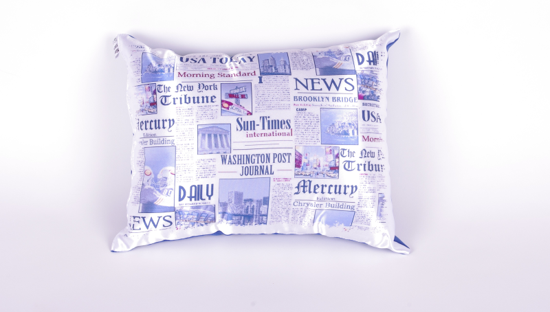 Decorative pillow NEWSPAPER