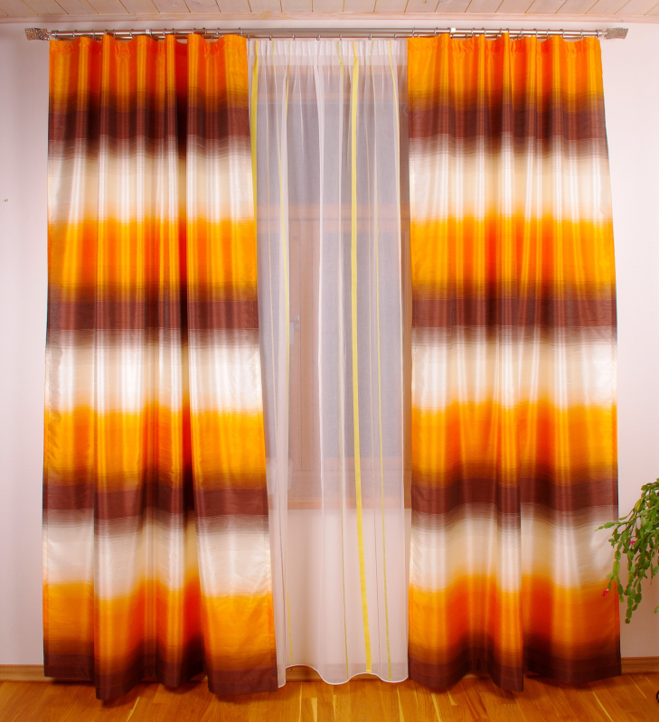 Curtain PAN v.04, orange