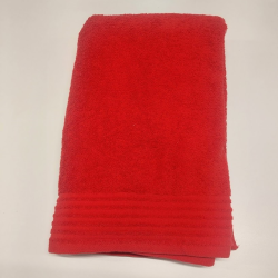 Terry towel HAMBURG 70x140cm, red