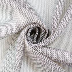 Sheer curtain MENTA v.05, beige-grey