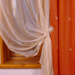 Tulle curtain LAGUNA 805 v.628, golden