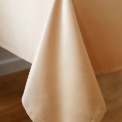 Tablecloth RASO v.02, yellowish beige, square