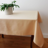 Tablecloth RASO v.02, champagne, square, with Teflon treatment