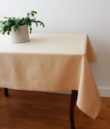 Tablecloth RASO v.02, yellow-beige, rectangular
