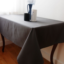 Tablecloth RASO v.44, dark gray, square
