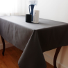 Tablecloth RASO v.44, dark gray, square