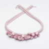 Curtain tieback POM-POM, v.11, dusty pink