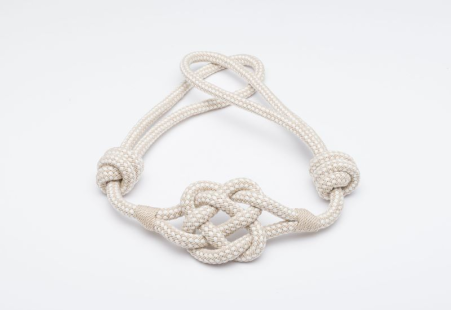 Curtain belt KNOTS v.08 cashmere
