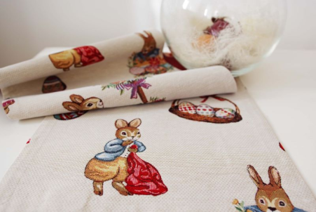 Tablerunner RABBITS