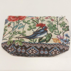 Cosmetic bag small, lined