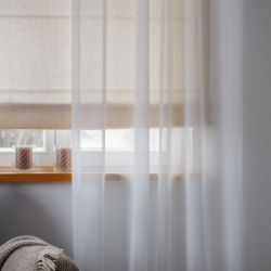 Sheer curtain VENUS v.01, white