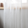 Tulle curtain LITERA v.01, white