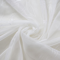 Sheer curtain LITERA v.01, off-white
