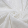 Tulle curtain LITERA v.01, white