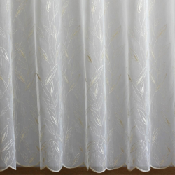 Tulle curtain LITERA v.02, golden