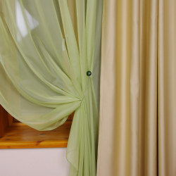 Tulle curtain LAURA 11101 v.17, green