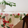 Tablecloth JERTE, cherries, with Teflon treatment