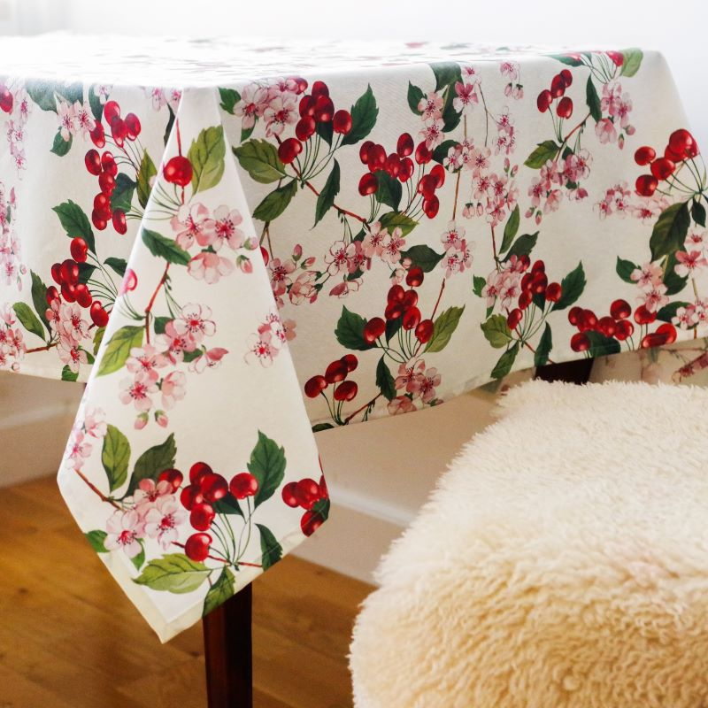 Tablecloth JERTE, cherries,...