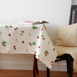 FRESITAS tablecloth, strawberries, Teflon treatment